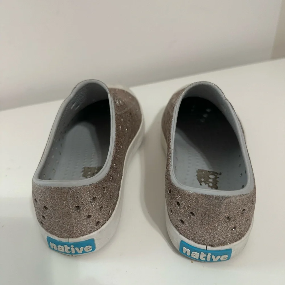 Native Kids' Jefferson Metal Bling Slip on Water Shoes Size C13